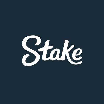 Stake-logo kryptomaksuja ja jatkuvia kanta-asiakasetuja kuvaavassa kortissa